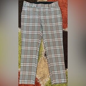 Boohoo Man Men's Plaid Chinos - Black, White, Red